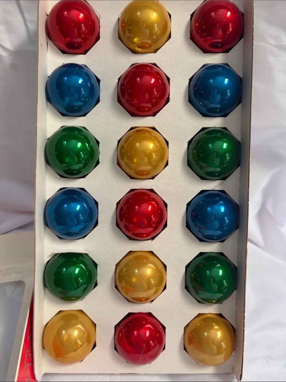 Holly Value Pack Vintage Glass Ornaments - Multicolor
